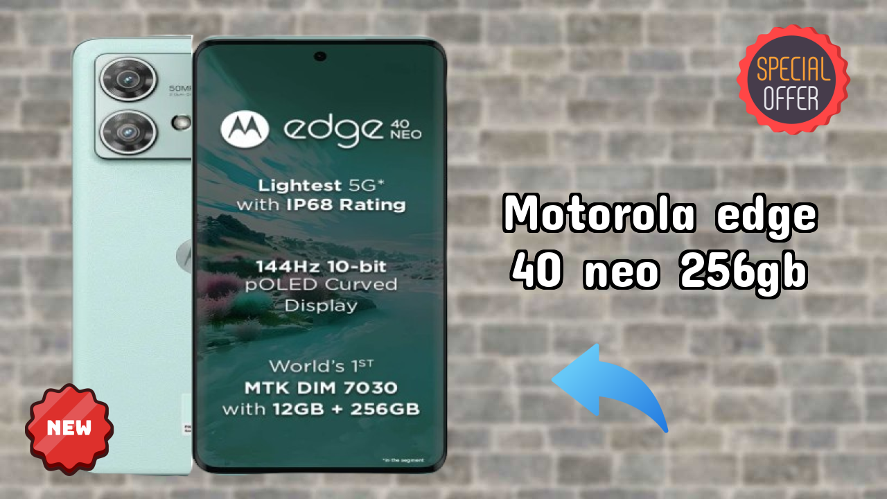 Motorola Edge 40 Neo 256GB डिस्प्ले तकनीक: P-OLED क्वॉलिटी