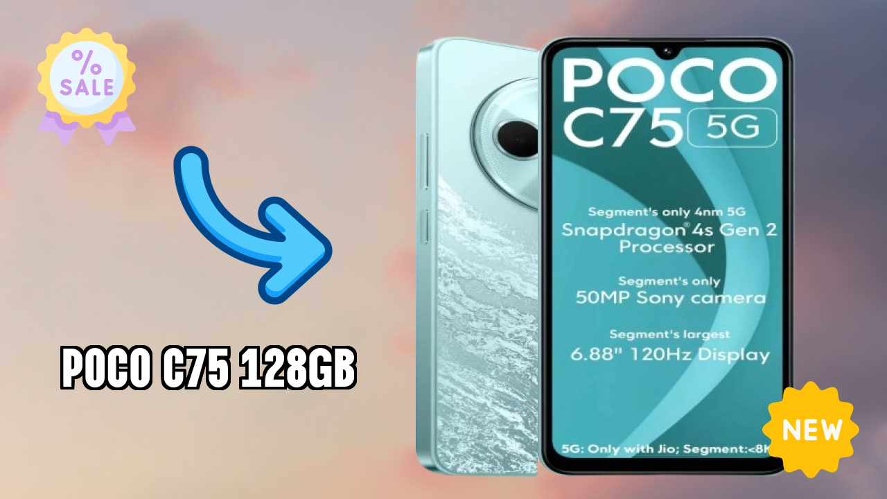 POCO C75 128GB प्रोसेसर टेस्ट: Snapdragon 4s Gen 2 शो