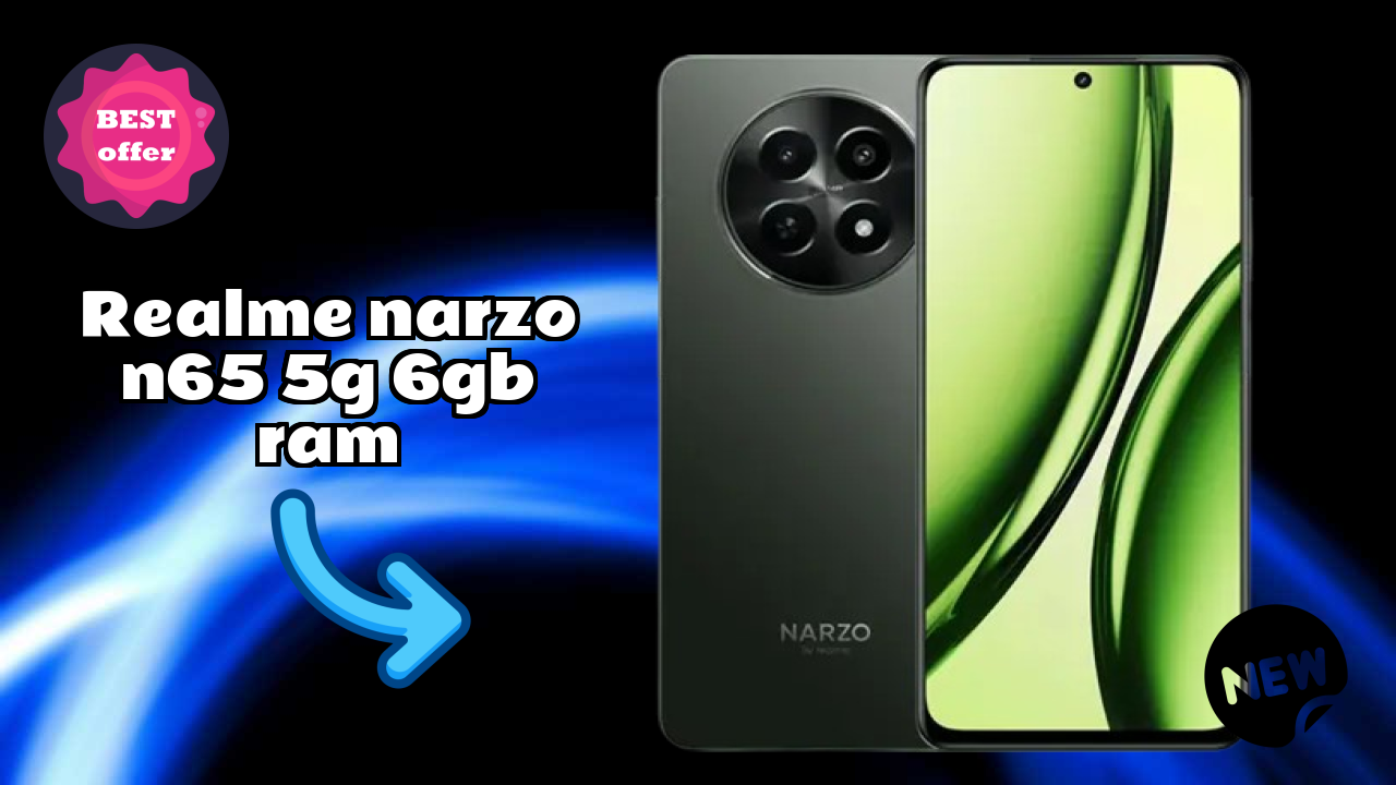 Realme Narzo N65 5G 6GB RAM डिस्प्ले  डिस्कसन: IPS LCD क्वॉलिटी