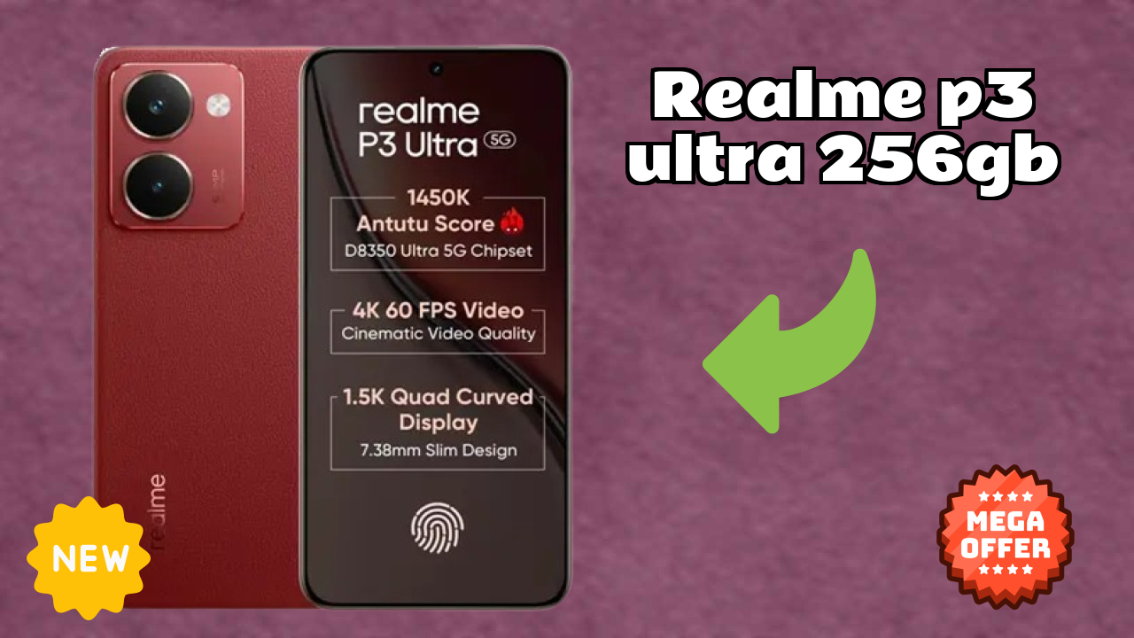 Realme P3 Ultra 256GB गेमिंग शो: MediaTek Dimensity 8350 Ultra FPS टेस्ट