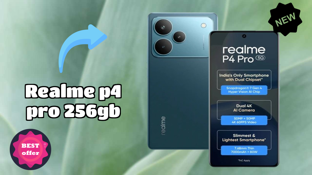 ₹28,499 पर Realme P4 Pro 256GB - अभी उपलब्ध बेस्ट डील