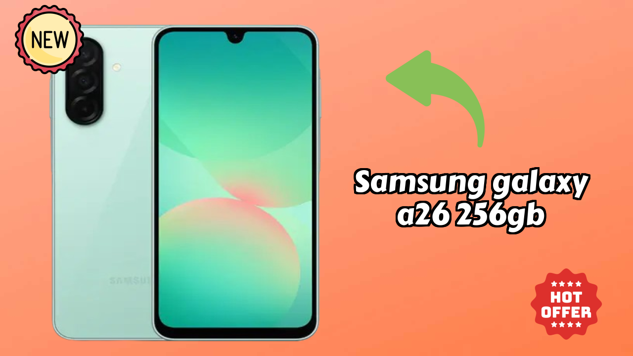 Samsung Galaxy A26 256GB डिस्प्ले  डिस्कसन: Super AMOLED क्वॉलिटी