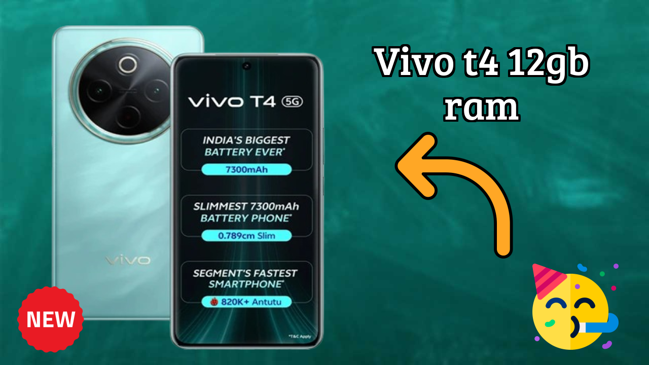 Vivo T4 12GB RAM शो: 12 GB RAM गेमिंग टेस्ट किया गया