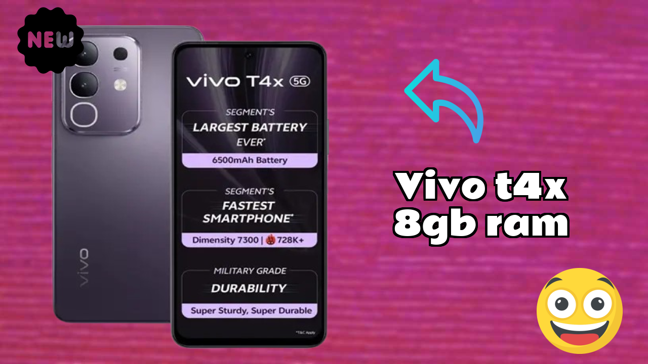Vivo T4X 8GB RAM बैटरी लाइफ: 6500 MAh चार्जिंग टाइम